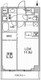 シーズンフラッツ押上テラス 602 間取り図