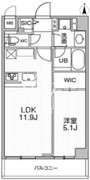 シーズンフラッツ押上テラス 204 間取り図