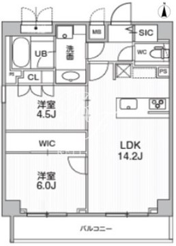 シーズンフラッツ押上テラス 601 間取り図