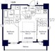 グランパセオ八丁堀2 602 間取り図