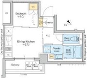プラウドフラット墨田曳舟ディアージュ 310 間取り図