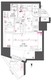 ズーム渋谷笹塚セカンド 801 間取り図