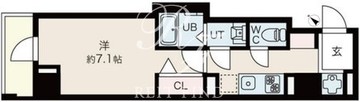 グランジット月島 701 間取り図