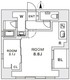エスペランサ不動前かむろ坂 501 間取り図
