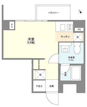 フルハウス代々木 504 間取り図