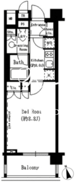 パークアクシス学芸大学 302 間取り図