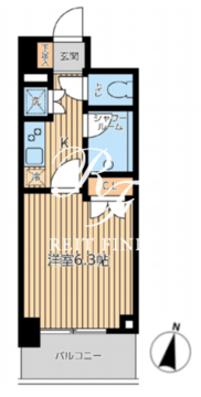 シティスパイア森下 506 間取り図