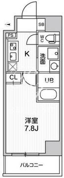 オルタナ日暮里 202 間取り図