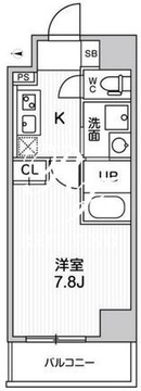 オルタナ日暮里 502 間取り図