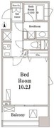 パークハビオ京橋 806 間取り図