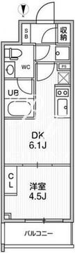 オルタナ浅草 203 間取り図