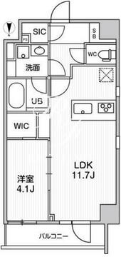 オルタナ浅草 301 間取り図