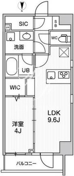 オルタナ浅草 1001 間取り図