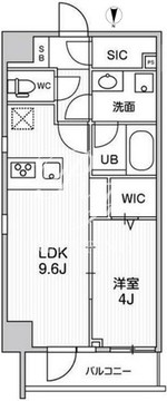 オルタナ浅草 1005 間取り図