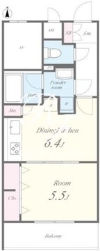 スリージア 303 間取り図