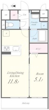 スリージア 207 間取り図