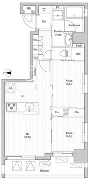 南千住レジデンス 504 間取り図