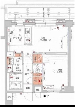 ハーモニーレジデンス神楽坂ヒルズセカンド 604 間取り図