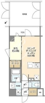 プレシスヴィアラ鵜の木 104 間取り図