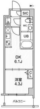 オルタナ墨田 102 間取り図