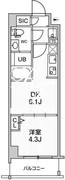 オルタナ墨田 107 間取り図 ?>
