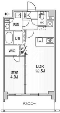 オルタナ墨田 502 間取り図