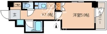 レジディア文京湯島2 906 間取り図