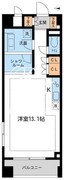 NTPRレジデンス鷹番 202 間取り図