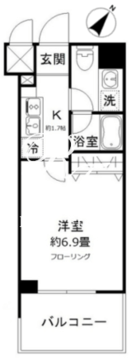 フォレシティ豊洲 506 間取り図