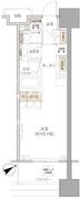 パークハビオ西新宿 1003 間取り図