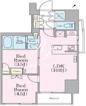 クレストコート蔵前レジデンス 301 間取り図