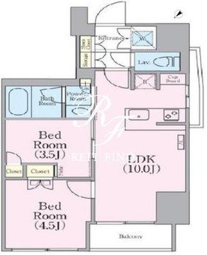 クレストコート蔵前レジデンス 501 間取り図