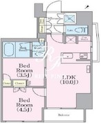 クレストコート蔵前レジデンス 601 間取り図