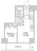 リテラス浅草橋イースト 502 間取り図