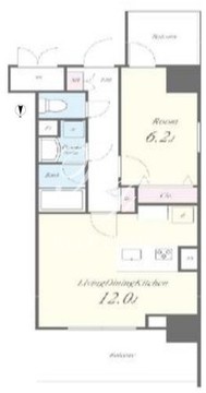 メアヌイ錦糸町 305 間取り図