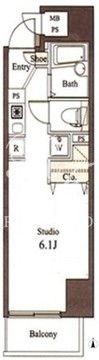 ＰＡＴＨ中目黒ｕｎｏ 302 間取り図