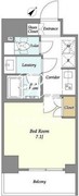 市谷台町坂フロント 409 間取り図 ?>