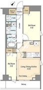 市谷台町坂フロント 601 間取り図