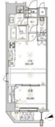 リルシア上野 201 間取り図