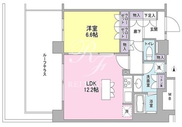 アンビエンテ経堂 609 間取り図