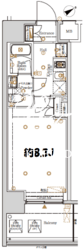 ログ東駒形 1201 間取り図