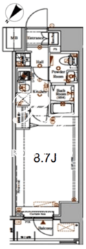 ログ永代橋 603 間取り図