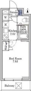 ラクラス学芸大学 203 間取り図