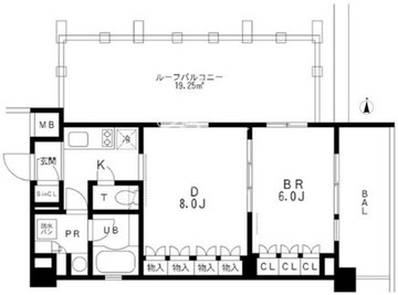 レジディア池袋 501 間取り図