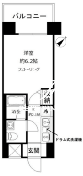 フォレシティ豊洲 401 間取り図