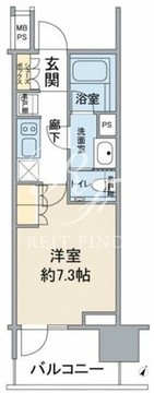 ザ・パークハウス谷中道灌山テラス 203 間取り図