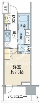 ザ・パークハウス谷中道灌山テラス 303 間取り図