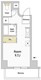 エスモア銀座イースト 901 間取り図