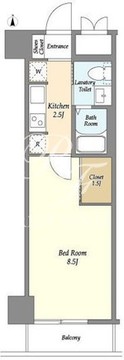 インプルーブ白金 205 間取り図