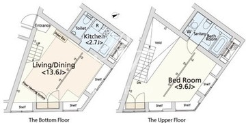 カスタリア恵比寿 704 間取り図